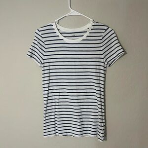 Striped basic cotton shirt